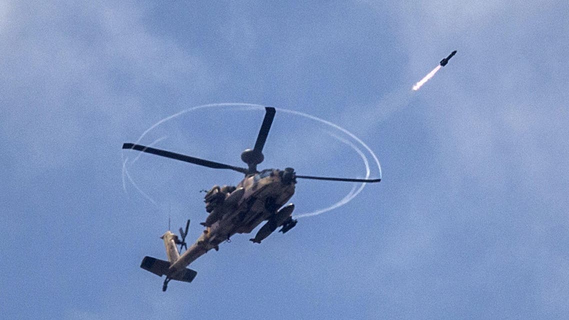 israeli helicopter Gaza Israel AFP