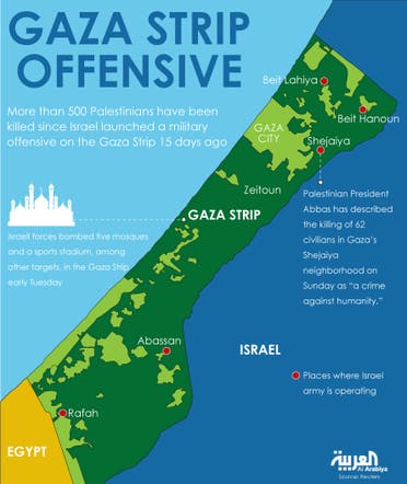 Infographic: Gaza offensive