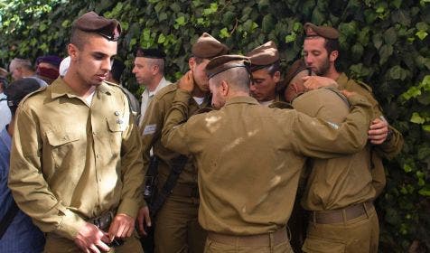 جنازة جنود اسرائيليين قتلوا في غزة
