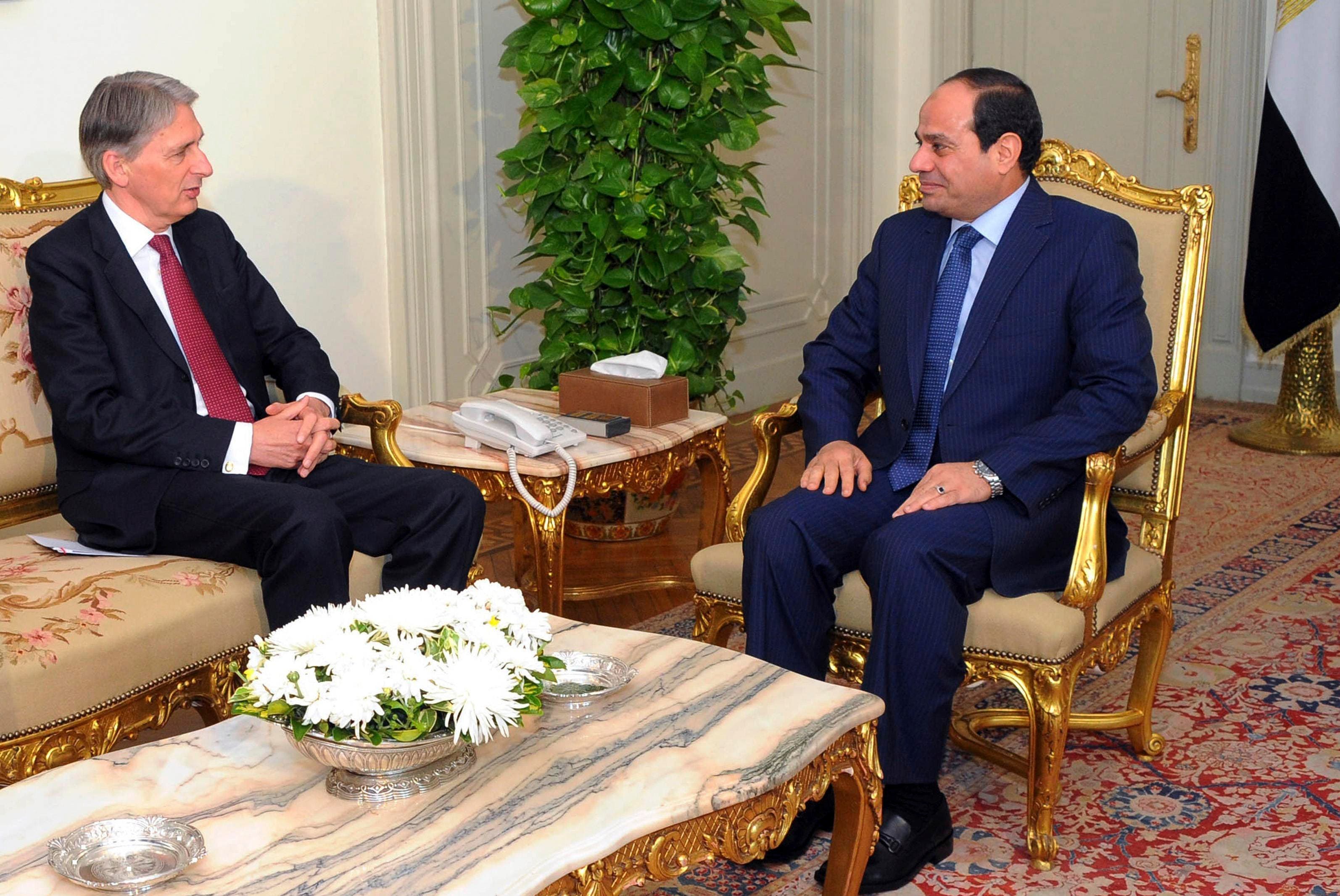 السيسي وهاموند