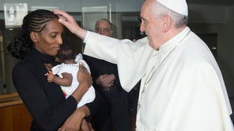 Sudan’s Mariam Ibrahim meets pope