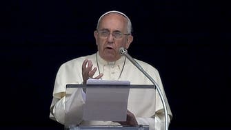 Pope urges Mideast warring parties to end violence 