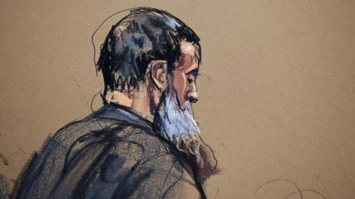 A courtroom sketch shows Nazih al-Ragye known by the alias Abu Anas al-Liby as he appears in Manhattan Federal Court for an arraignment in New York, October 15, 2013 file photo. (Reuters)