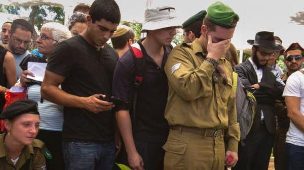 جنازة جنود اسرئيل قتلوا في معارك غزة