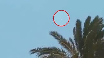 Video: Libyan pilot parachutes after fighter jet explodes  