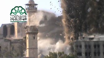 Police HQ near Aleppo Citadel destroyed