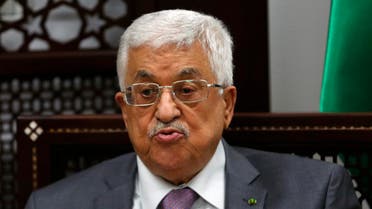 Palestinian President Mahmoud Abbas speaks during a meeting with United Nations Middle East envoy Robert Serry (not seen) in the West Bank city of Ramallah July 6, 2014.