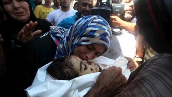 ربع ضحايا القصف الاسرائيلي على غزة من الاطفال
