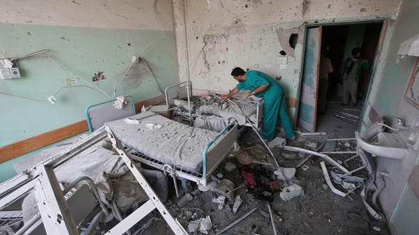 قصف اسرائيلي على مستشفى في غزة
