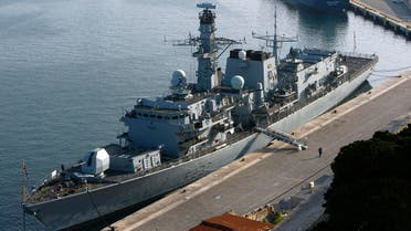 The British Royal Navy Type 23 frigate HMS Westminster is seen berthed in Valletta's Grand Harbour March 27, 2011