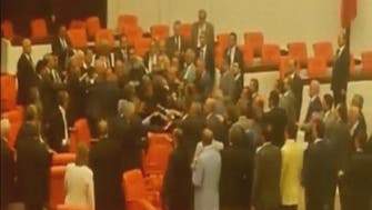 Turkish MPs punch-up in all-out parliament brawl