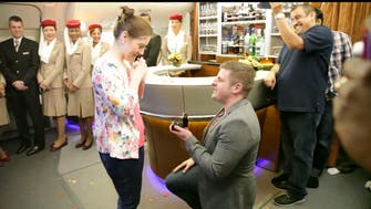 Love is in the air: Man proposes on Emirates flight to Australia