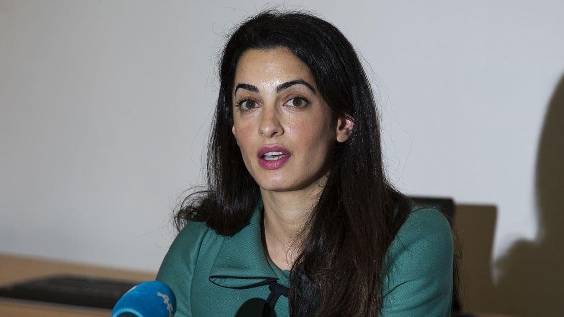 Amal Alamuddin AFP