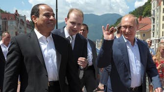 Sisi, Putin discuss military and economic ties 