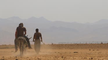 Displaced people from the minority Yazidi sect, who fled the violence from ISIS militants in Sinjar town, take shelter in Mount Sinjar August 13, 2014. (Reuters)