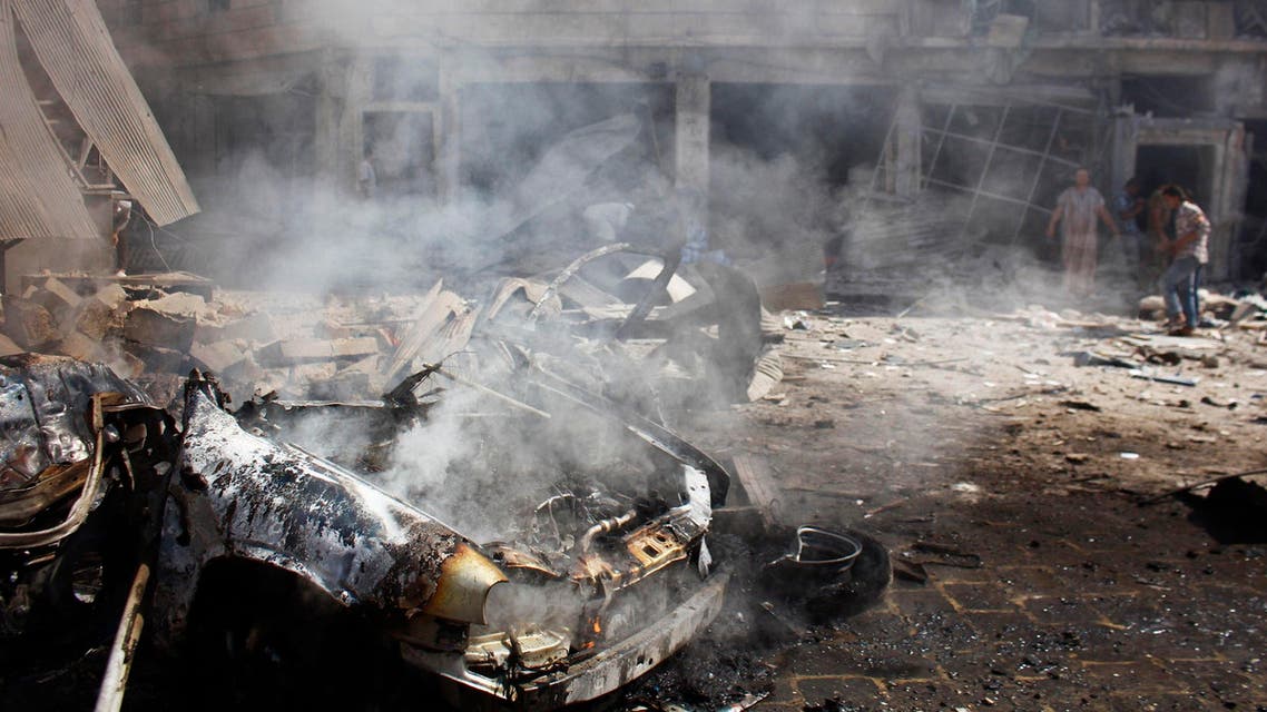 سيارة مفخخة تقتل 14 شخصاً جنوب سوريا