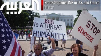 Protests against ISIS in U.S. and France 