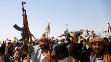 حوثيون حوثيين شمال صنعاء مسلحون مسلحين