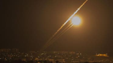 اطلاق صواريخ من غزة على اسرائيل