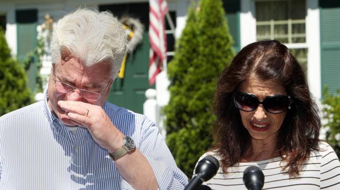 John (L) and Diane Foley (R) received an email from the ISIS group prior to the release of a video of their son's beheading. (Photo courtesy: AP)