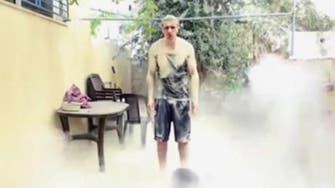 In ice bucket twist, Palestinian douses himself with sand