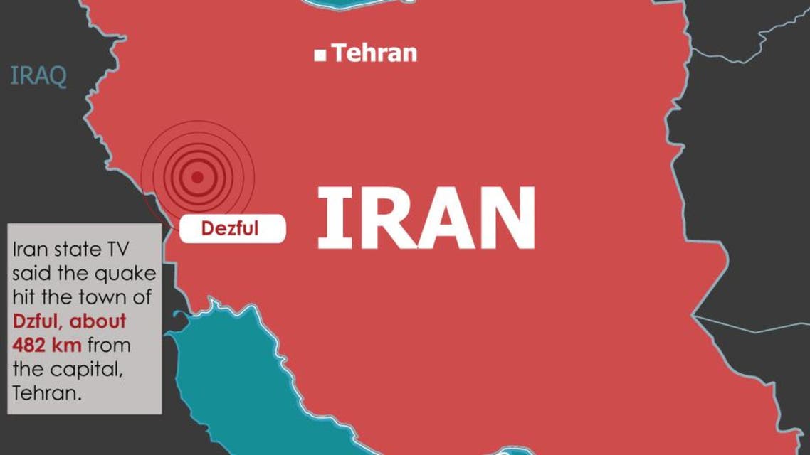 Infographic: Iran earthquake