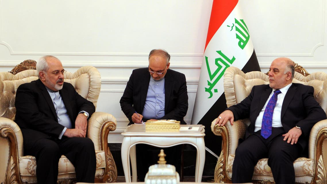 Iran Iraq Zarif Abadi AFP