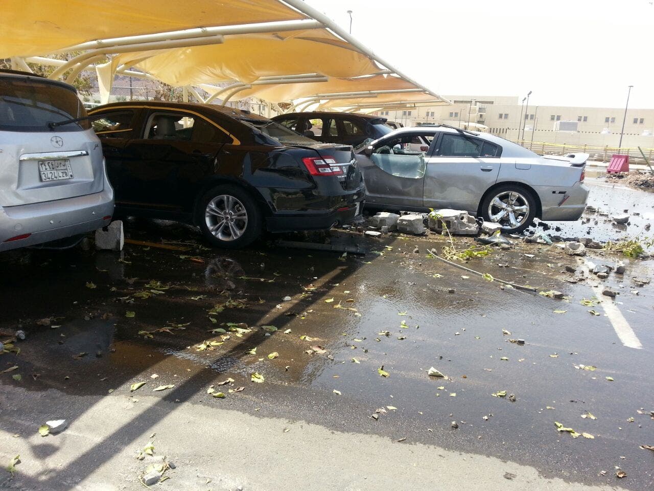 صور من انفجار في المدينة المنورة