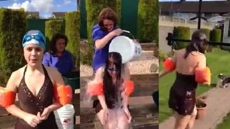 This poor girl's Ice Bucket Challenge went very wrong