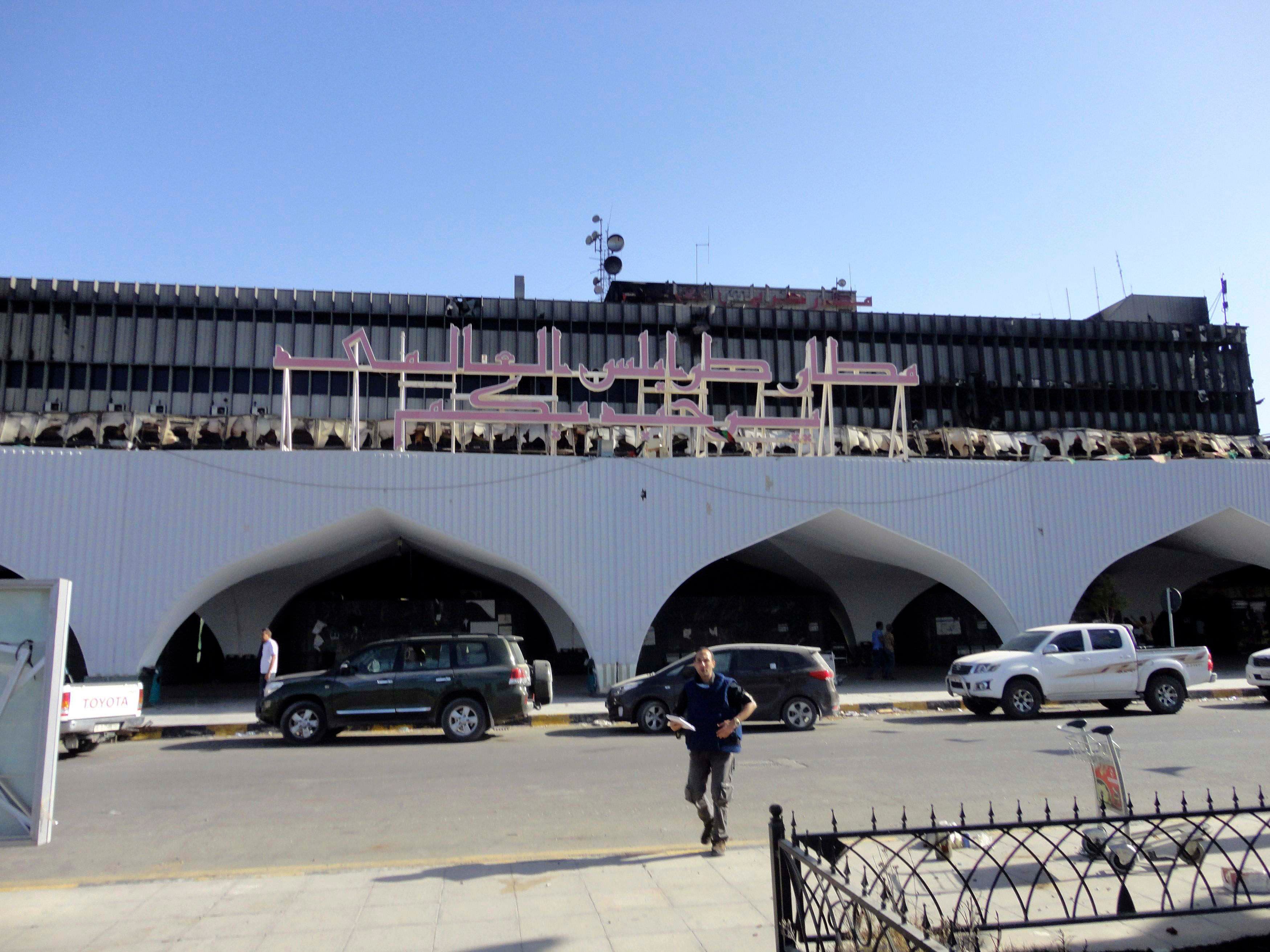 مطار طرابلس ليبيا tripoli airport libya lybia
