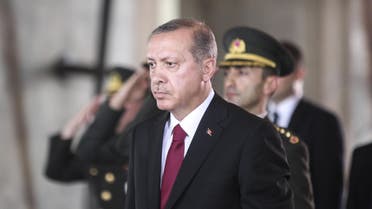 Erdogan president of Turkey ceremonyt AFP