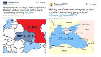 Canada, Russia missions to NATO clash on Twitter 