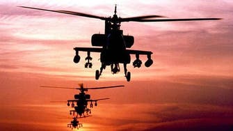 U.S. uses Apache helicopters for first time to hit ISIS