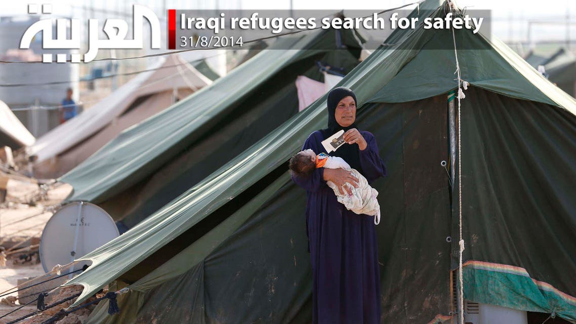 Iraqi refugees search for safety
