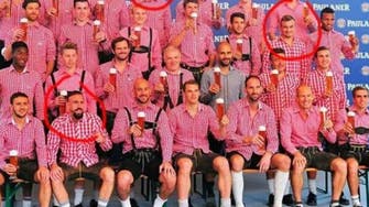 Bayern’s Ribéry, Benatia, Shaqiri refuse to hold beer during photo shoot