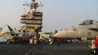 Al Arabiya aboard USS George H.W. Bush amid U.S. airstrikes on ISIS