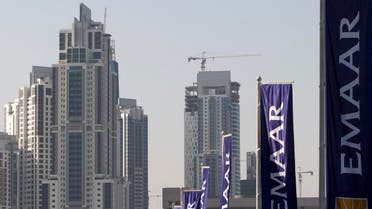 Flags for property company EMAAR Reuters