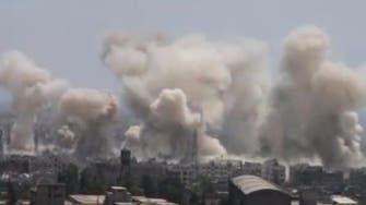 سوريا.. إصابات في جوبر بقصف الحي بغاز الكلور
