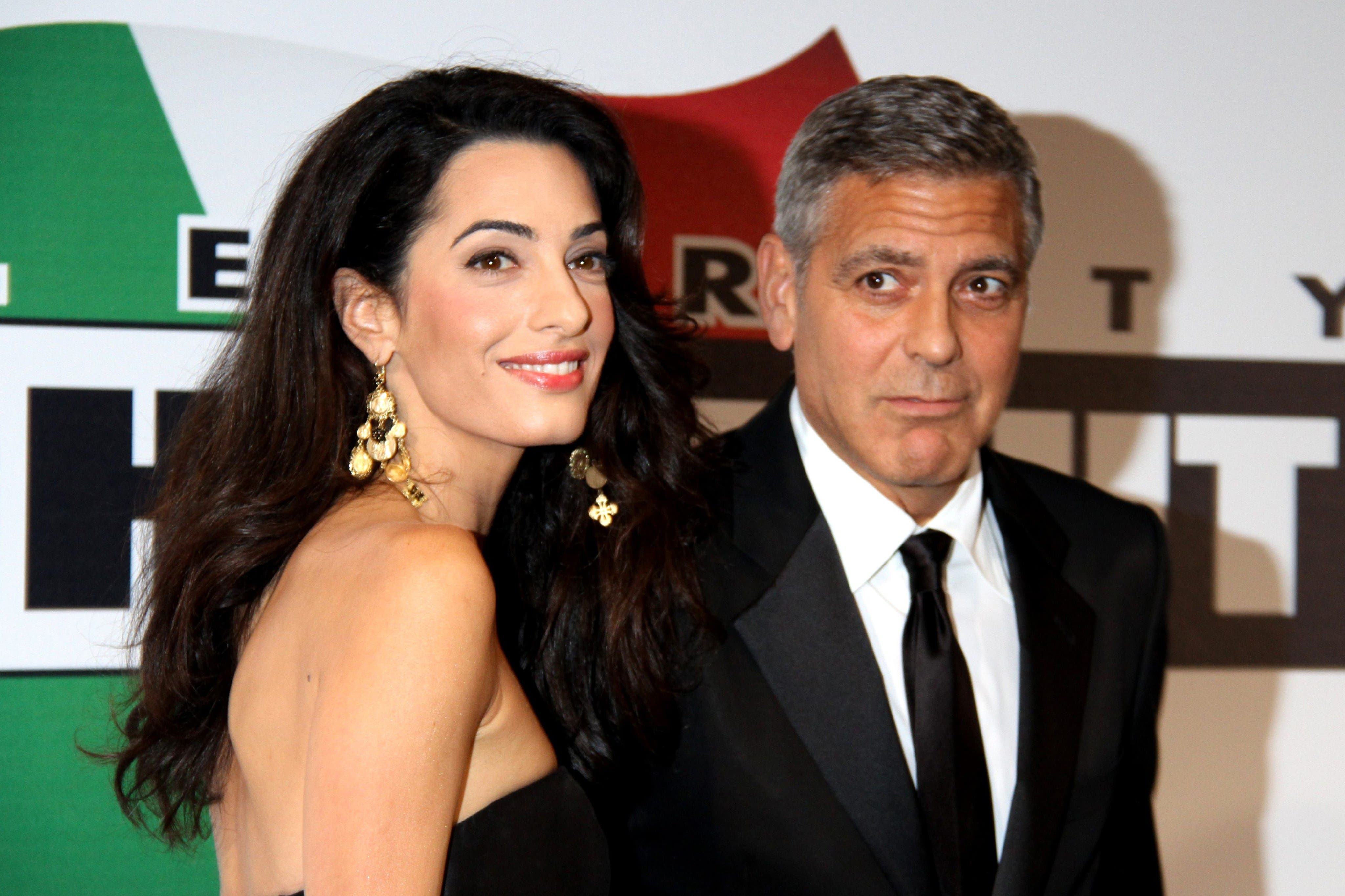 Amal Alamuddin George Clooney AFP