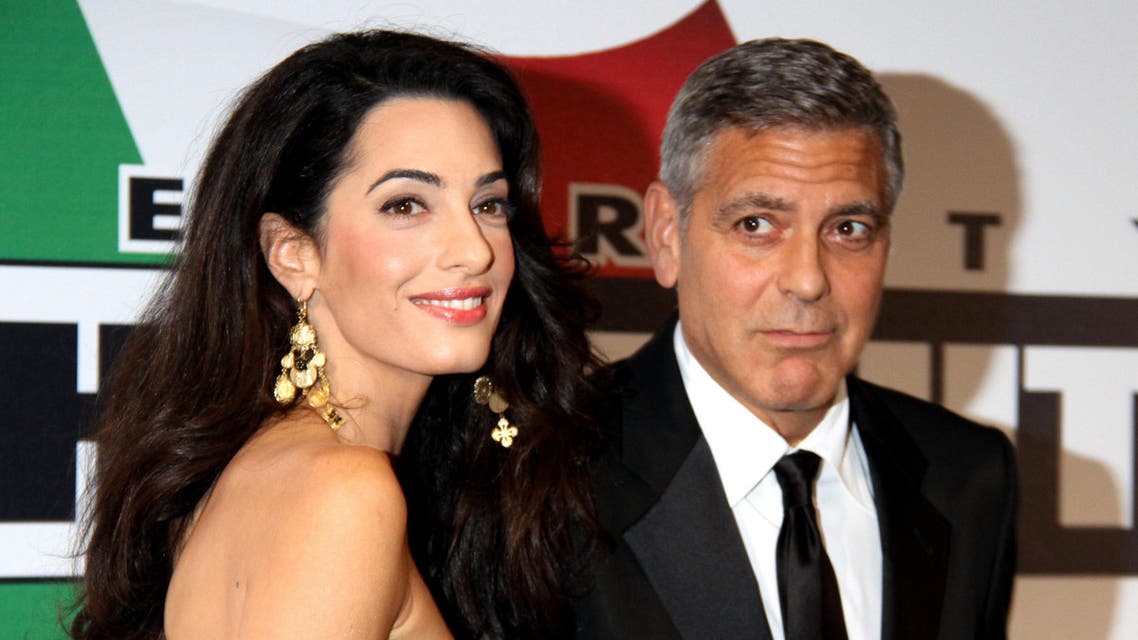 Amal Alamuddin George Clooney AFP