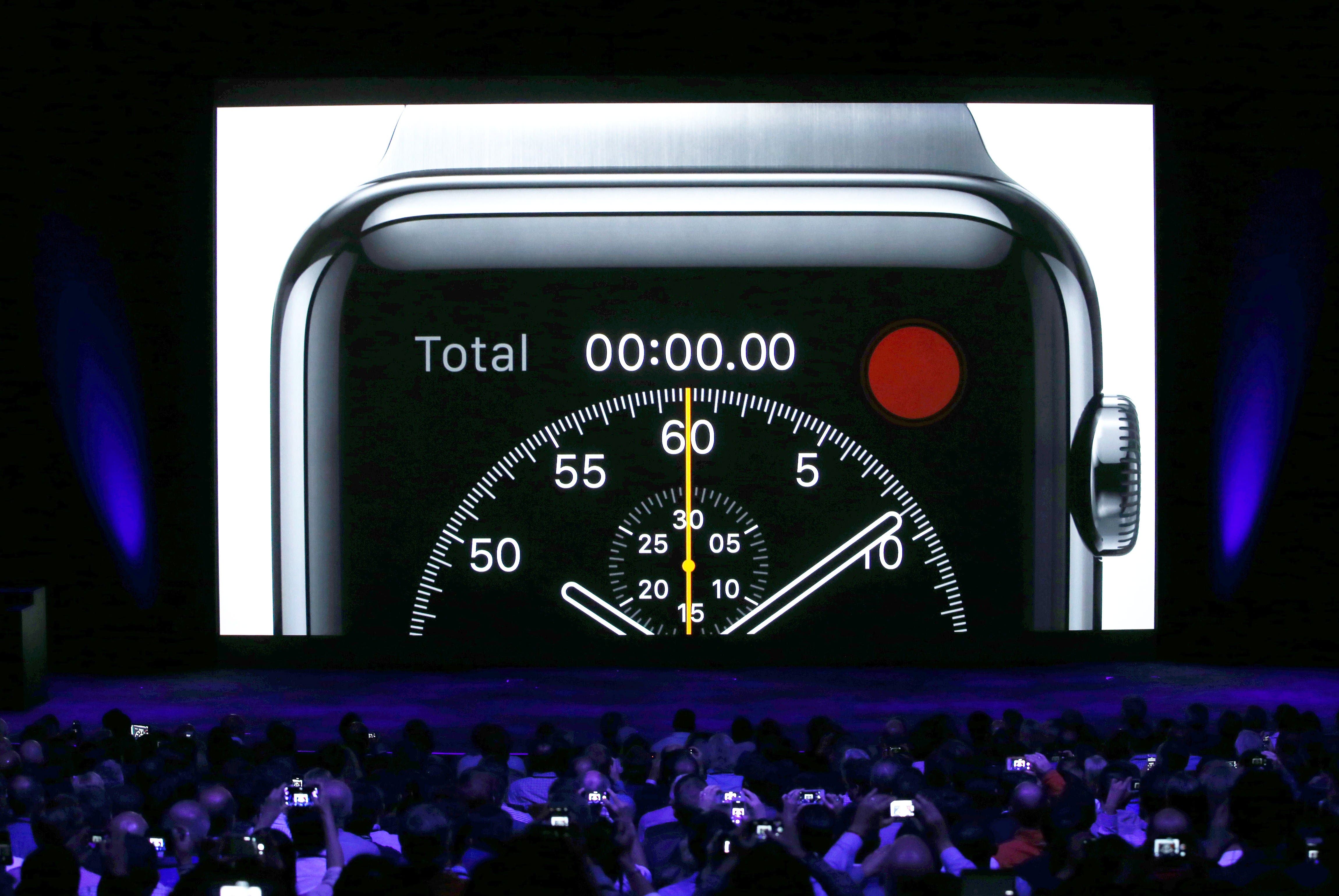 A video about the Apple Watch (AFP)