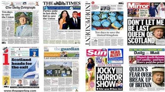 London papers rally for Scotland ‘no’ vote