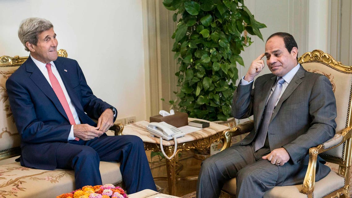 كيري والسيسي