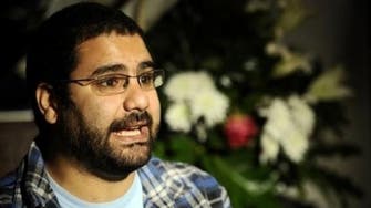 Egypt orders activist Abdel Fattah back to jail: family 