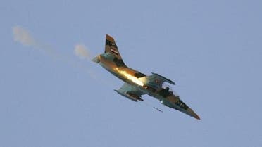 Syrian regime plane (Reuters)