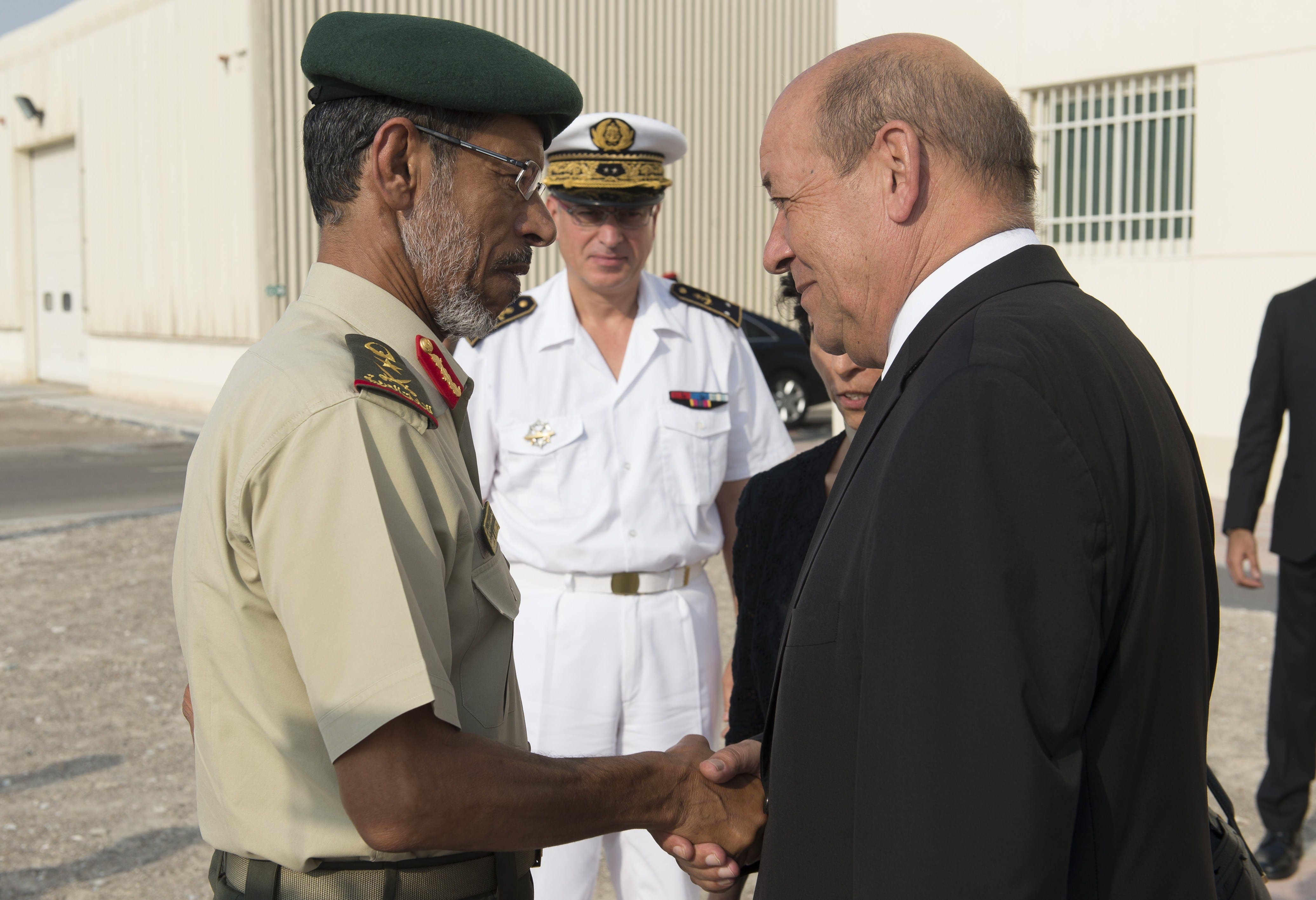Franch defense minister AFP UAE
