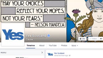 Scotland’s ‘Yes’ campaign winning Facebook battle 