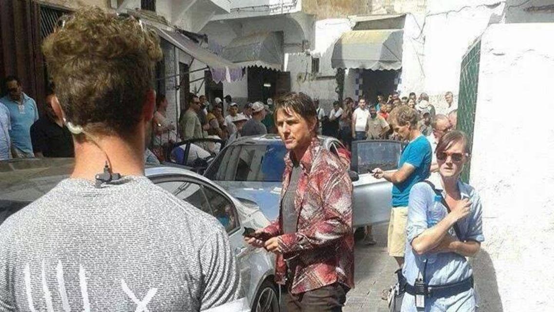 الصورة: الممثل السينمائي الأمريكي والعالمي طوم كروز في المغرب لتصوير مهمة مستحيلة