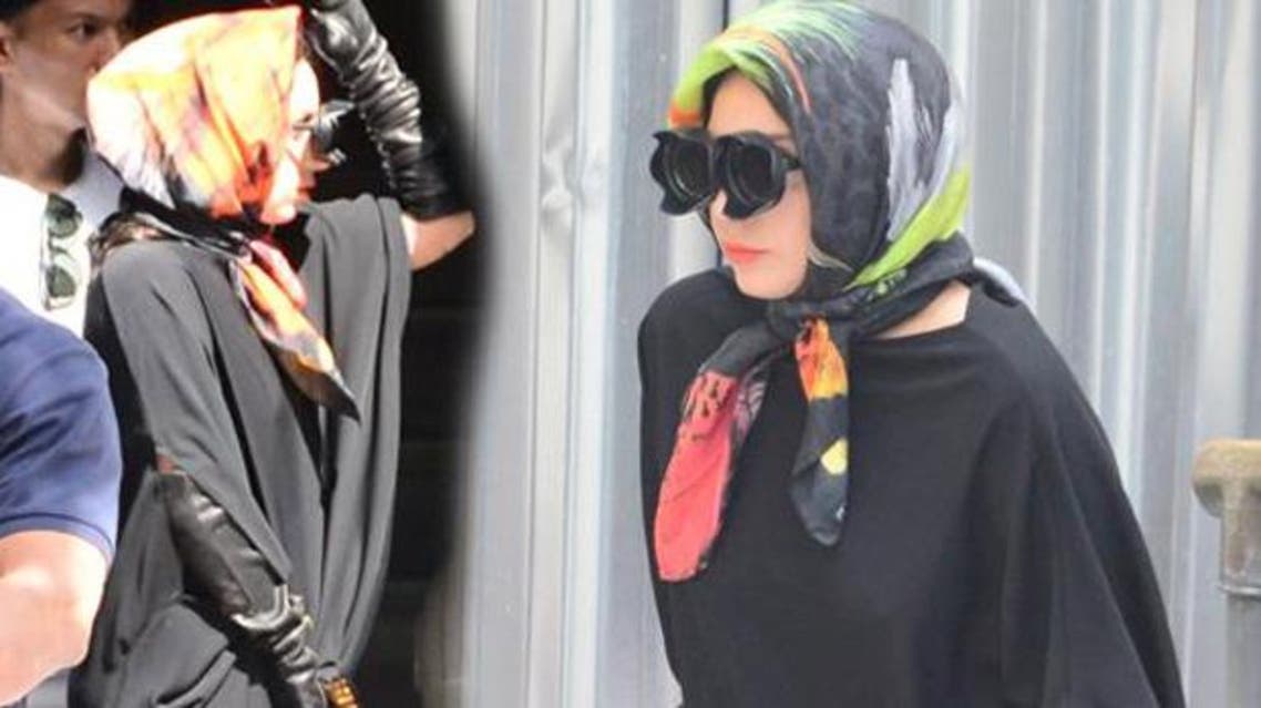 lady gaga hijab
