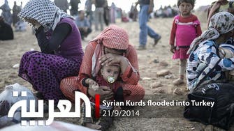Syrian Kurds flooded into Turkey 